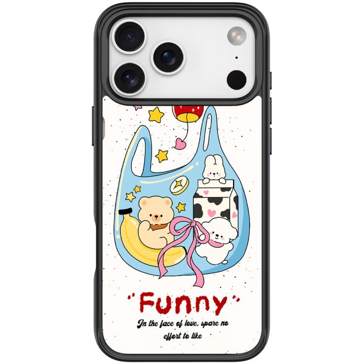 For iPhone 17 Pro Max Adorable Handbag Bear Pattern Magnetic Phone Case