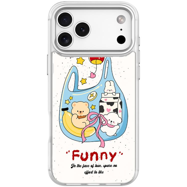 For iPhone 17 Pro Max Adorable Handbag Bear Pattern Magnetic Phone Case