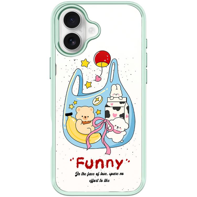 For iPhone 17 Adorable Handbag Bear Pattern Magnetic Phone Case