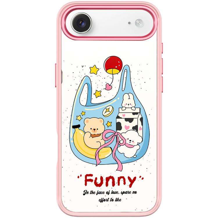 For iPhone Air Adorable Handbag Bear Pattern Magnetic Phone Case