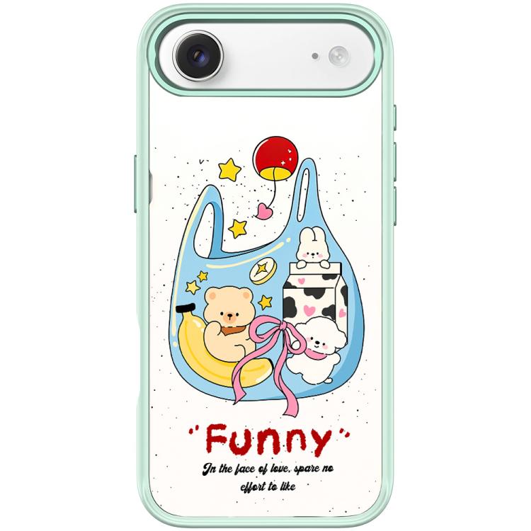 For iPhone Air Adorable Handbag Bear Pattern Magnetic Phone Case