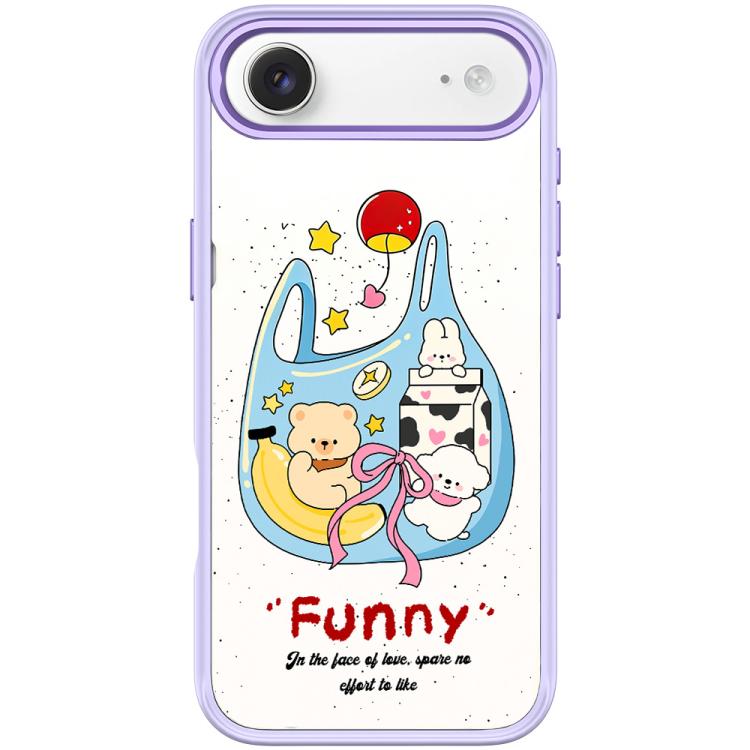 For iPhone Air Adorable Handbag Bear Pattern Magnetic Phone Case