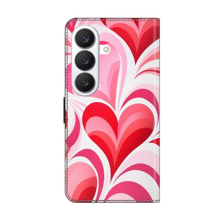For Samsung Galaxy S26+ 5G Crystal-Like Painted Vegan Leather Phone Case