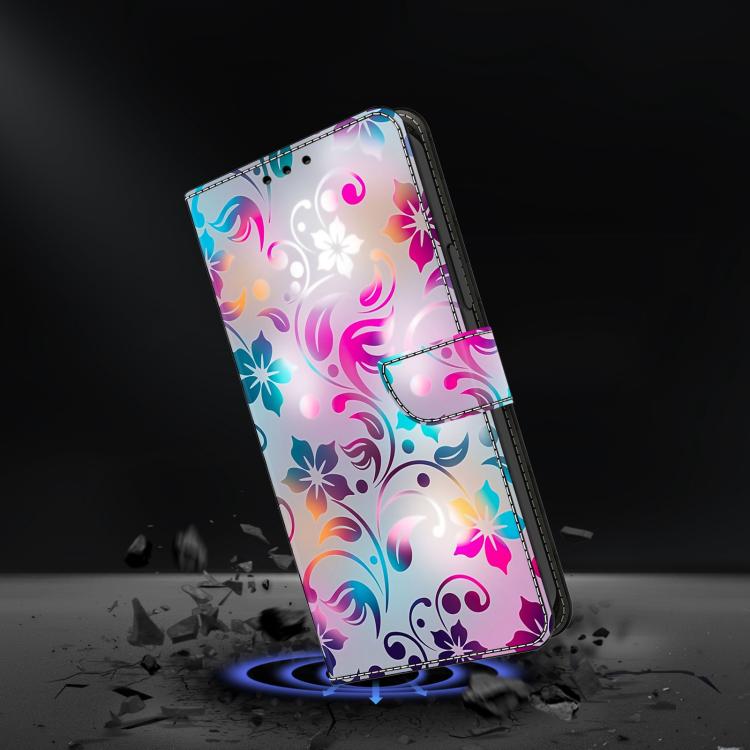 For Samsung Galaxy S26+ 5G Crystal-Like Painted Vegan Leather Phone Case