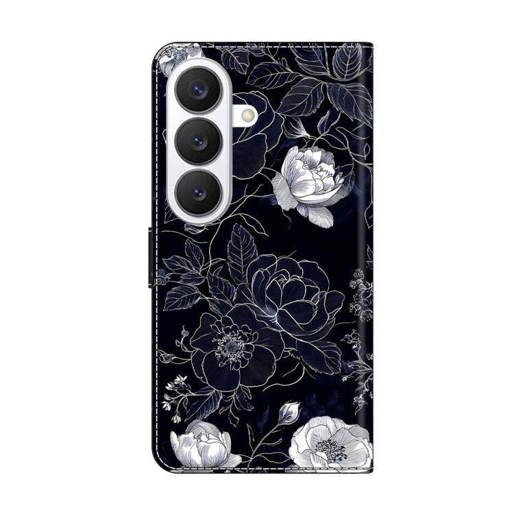 For Samsung Galaxy S26+ 5G Crystal-Like Painted Vegan Leather Phone Case