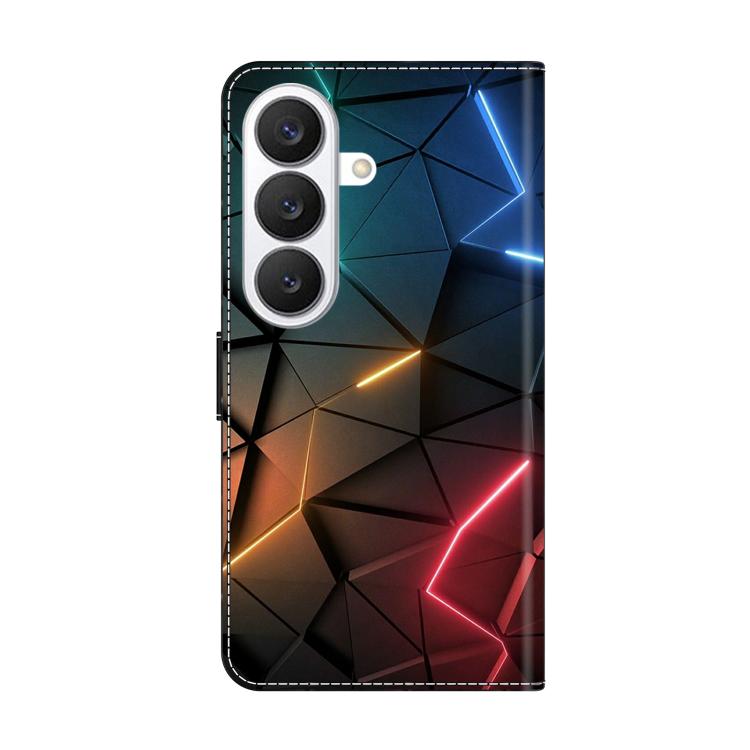 For Samsung Galaxy S26+ 5G Crystal-Like Painted Vegan Leather Phone Case