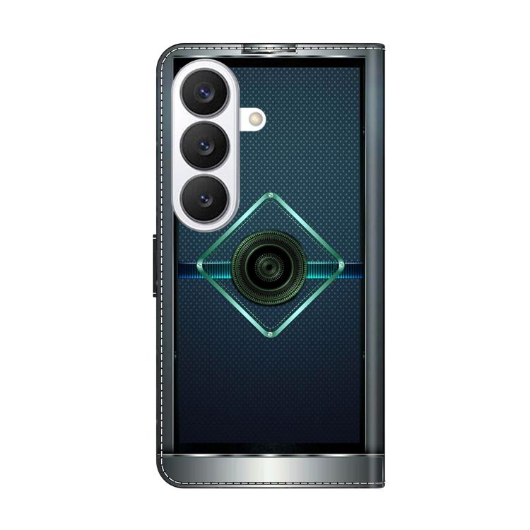 For Samsung Galaxy S26+ 5G Crystal-Like Painted Vegan Leather Phone Case