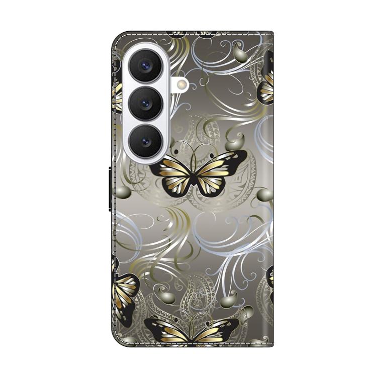 For Samsung Galaxy S26+ 5G Crystal-Like Painted Vegan Leather Phone Case