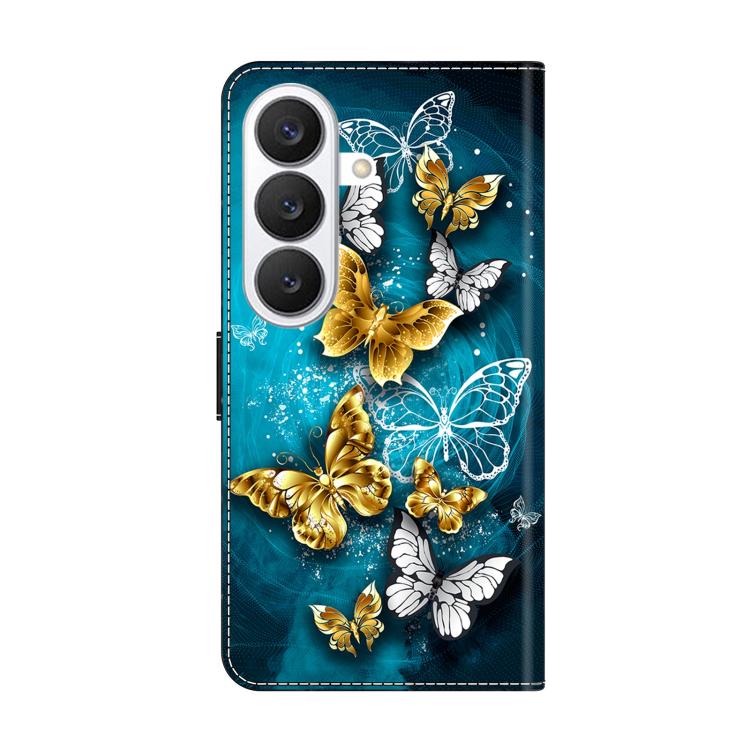 For Samsung Galaxy S26+ 5G Crystal-Like Painted Vegan Leather Phone Case