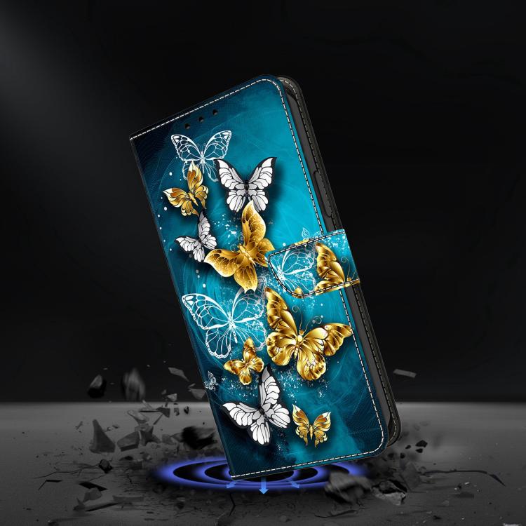 For Samsung Galaxy S26+ 5G Crystal-Like Painted Vegan Leather Phone Case