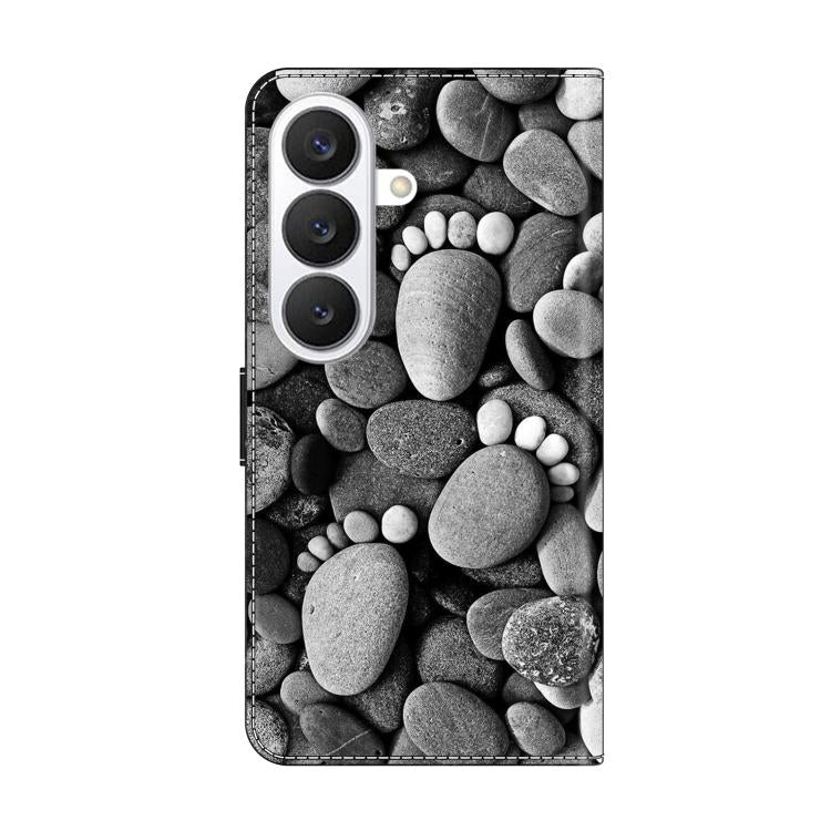 For Samsung Galaxy S26+ 5G Crystal-Like Painted Vegan Leather Phone Case