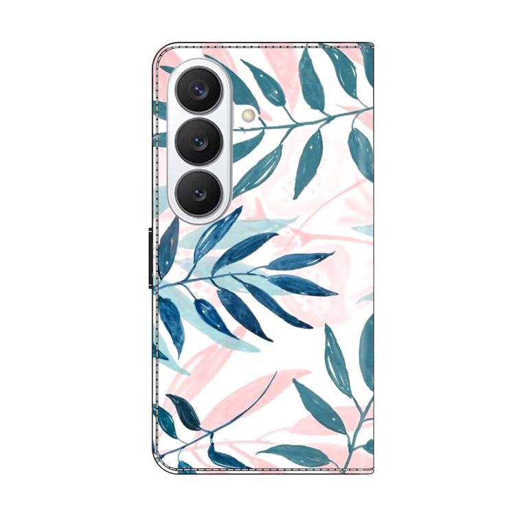 For Samsung Galaxy S26+ 5G Crystal-Like Painted Vegan Leather Phone Case