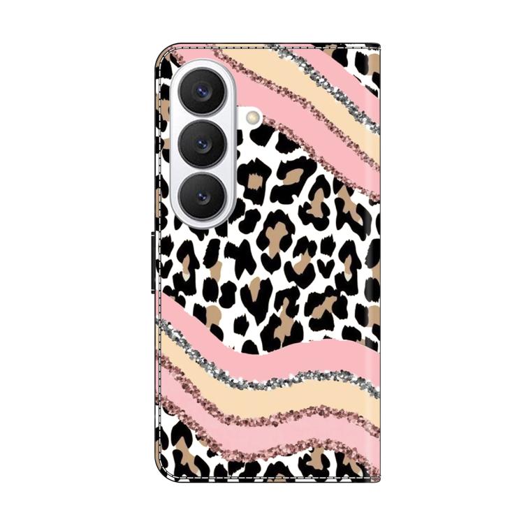 For Samsung Galaxy S26+ 5G Crystal-Like Painted Vegan Leather Phone Case
