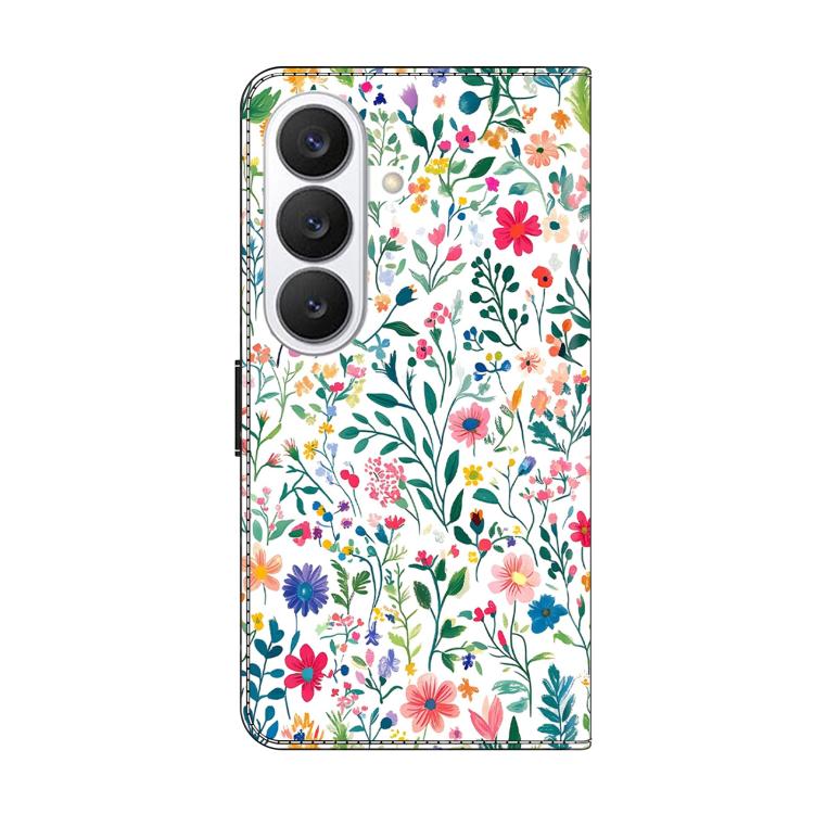 For Samsung Galaxy S26+ 5G Crystal-Like Painted Vegan Leather Phone Case