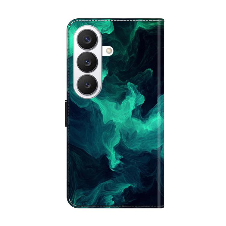 For Samsung Galaxy S26+ 5G Crystal-Like Painted Vegan Leather Phone Case