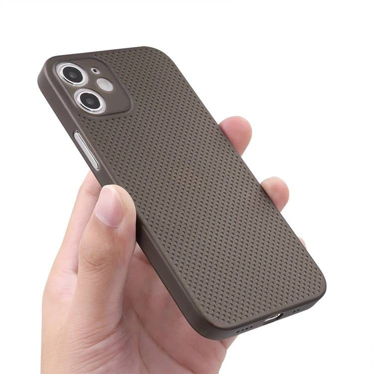 For iPhone 12 Pro Max Shockproof Breathable PP Protective Case