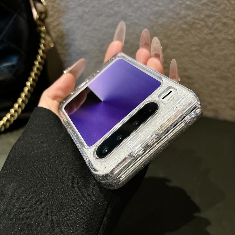 For Huawei Pocket 2 Glitter Stardust Series PC Phone Case - Transparent