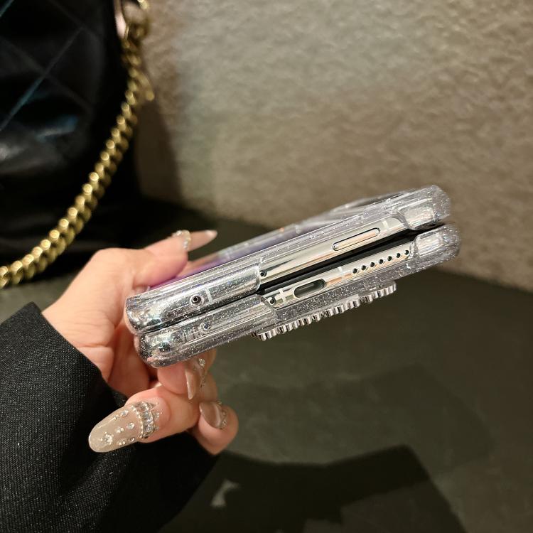 For Huawei Pocket 2 Glitter Stardust Series PC Phone Case - Transparent
