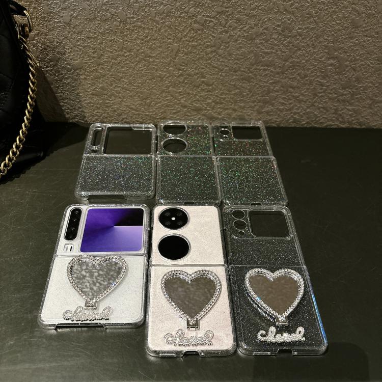 For Huawei Pocket 2 Glitter Stardust Series PC Phone Case - Transparent