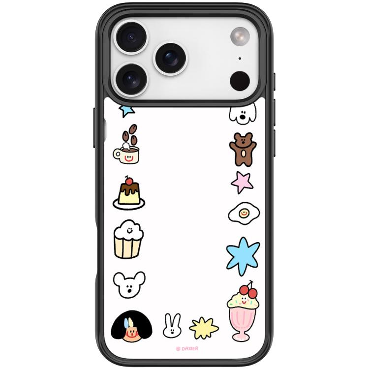 For iPhone 17 Pro Max Adorable Little Guy Pattern Magnetic Phone Case