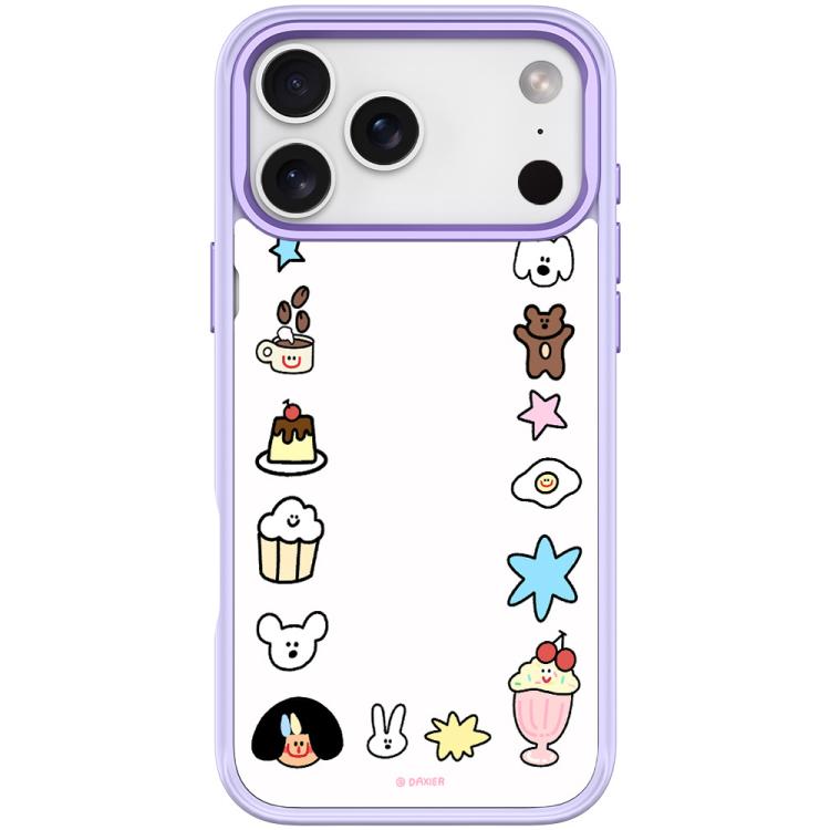 For iPhone 17 Pro Adorable Little Guy Pattern Magnetic Phone Case
