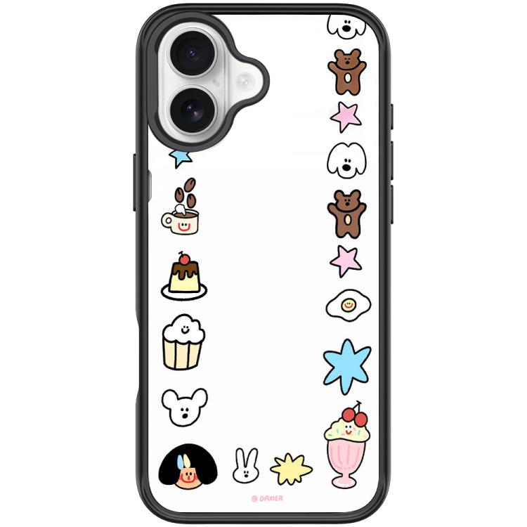 For iPhone 17 Adorable Little Guy Pattern Magnetic Phone Case