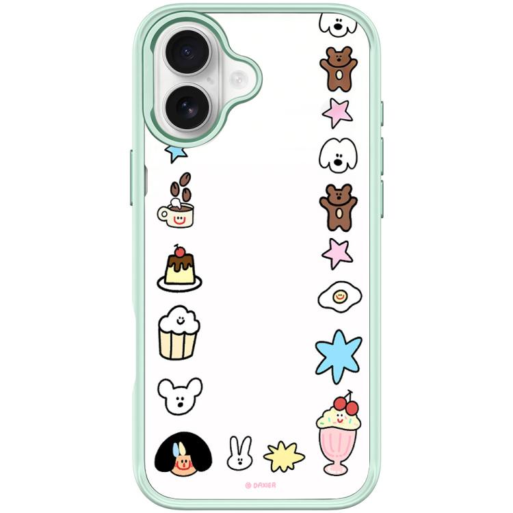 For iPhone 17 Adorable Little Guy Pattern Magnetic Phone Case