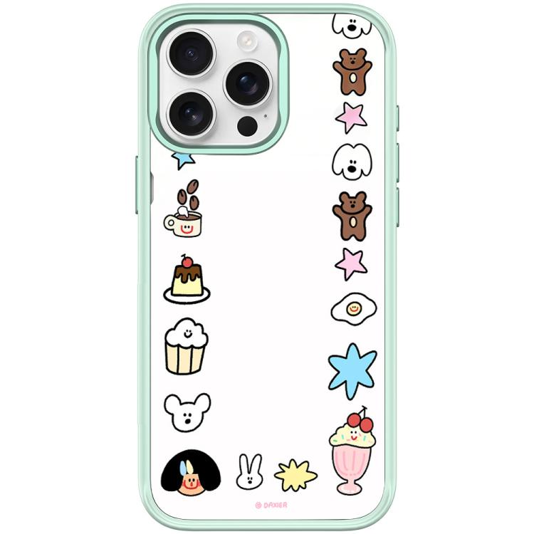 For iPhone 15 Pro Max Adorable Little Guy Pattern Magnetic Phone Case
