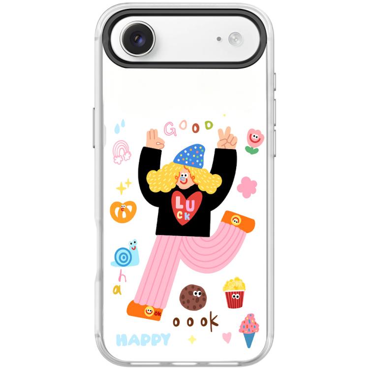 For iPhone Air Little Girl and Good Text Pattern Magnetic Phone Case
