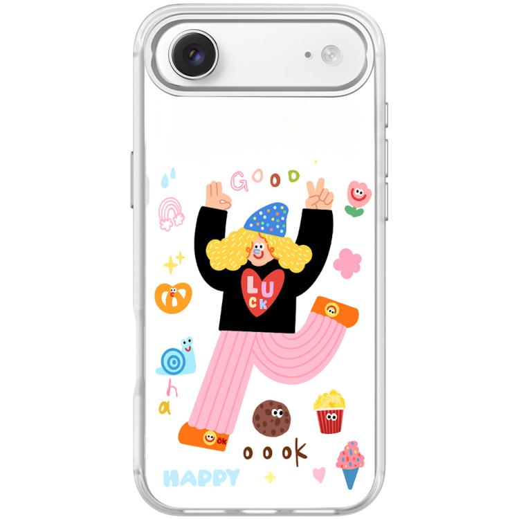 For iPhone Air Little Girl and Good Text Pattern Magnetic Phone Case