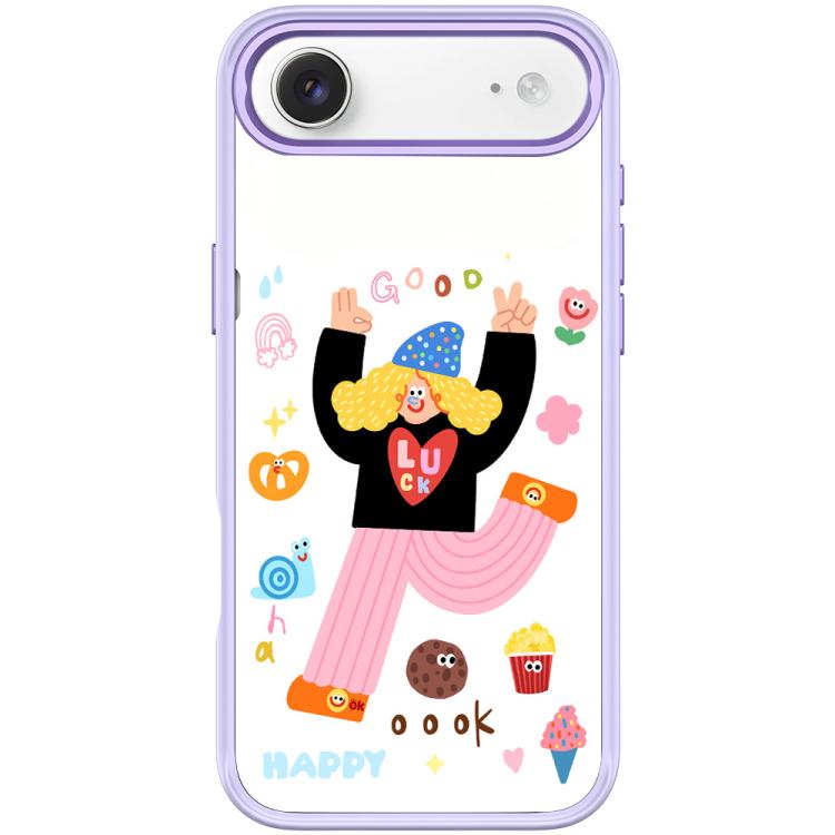 For iPhone Air Little Girl and Good Text Pattern Magnetic Phone Case