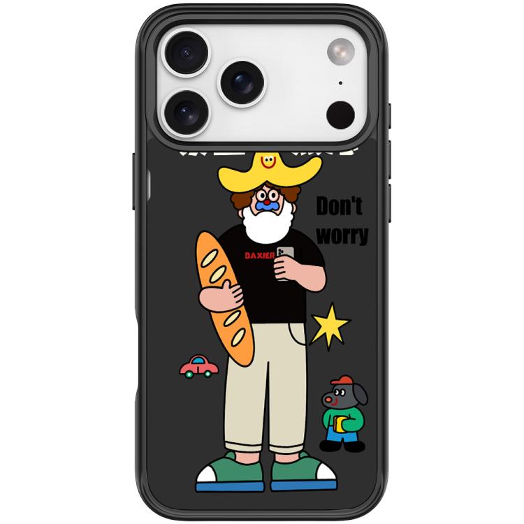 For iPhone 17 Pro Max Not Anxiety Pattern Magnetic Phone Case