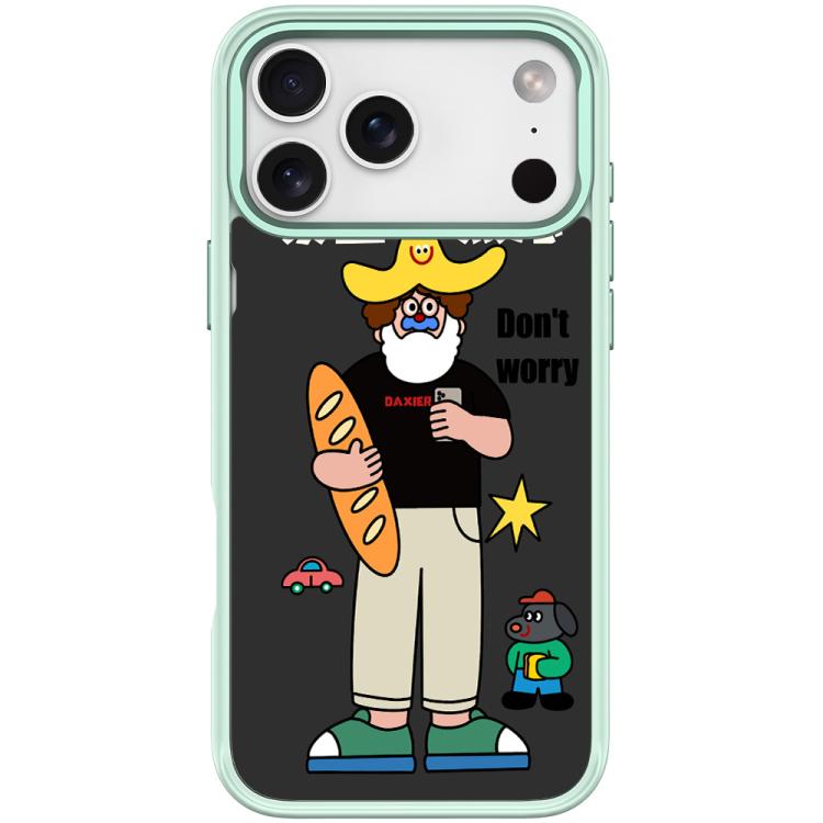 For iPhone 17 Pro Max Not Anxiety Pattern Magnetic Phone Case