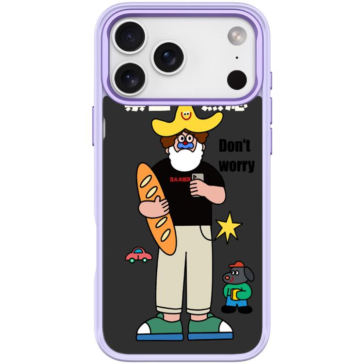 For iPhone 17 Pro Not Anxiety Pattern Magnetic Phone Case