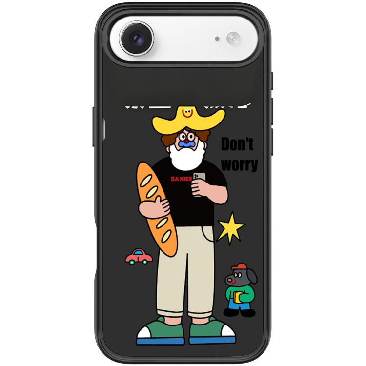 For iPhone Air Not Anxiety Pattern Magnetic Phone Case