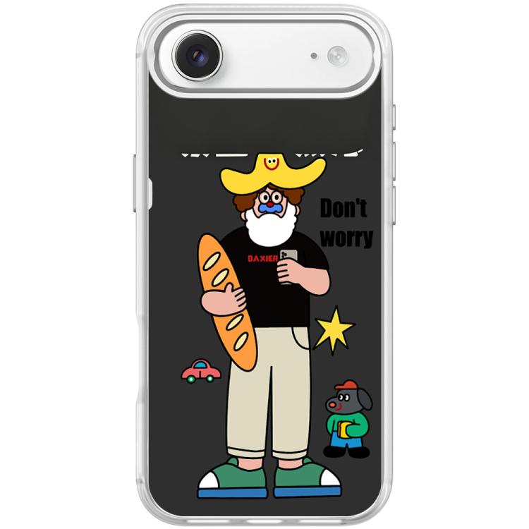For iPhone Air Not Anxiety Pattern Magnetic Phone Case