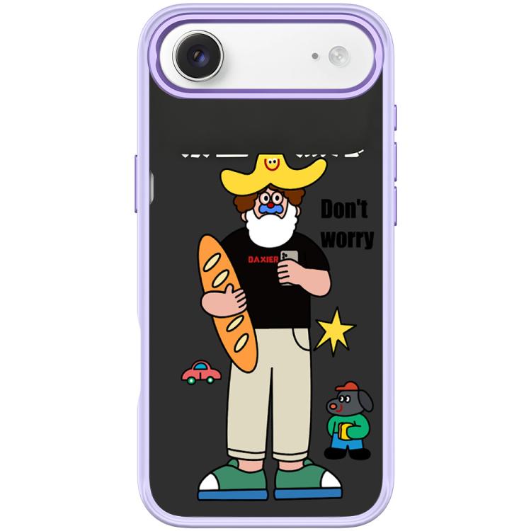 For iPhone Air Not Anxiety Pattern Magnetic Phone Case