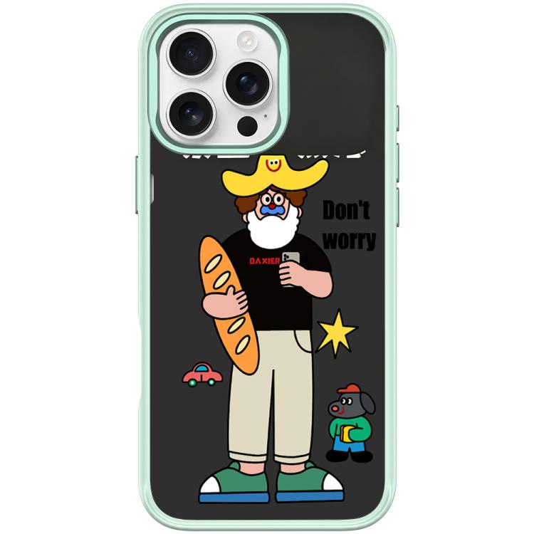 For iPhone 16 Pro Max Not Anxiety Pattern Magnetic Phone Case