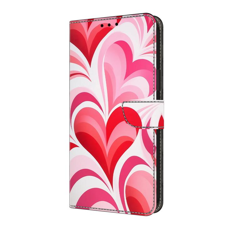 For iPhone 17e / 16e Crystal-Like Painted Vegan Leather Phone Case