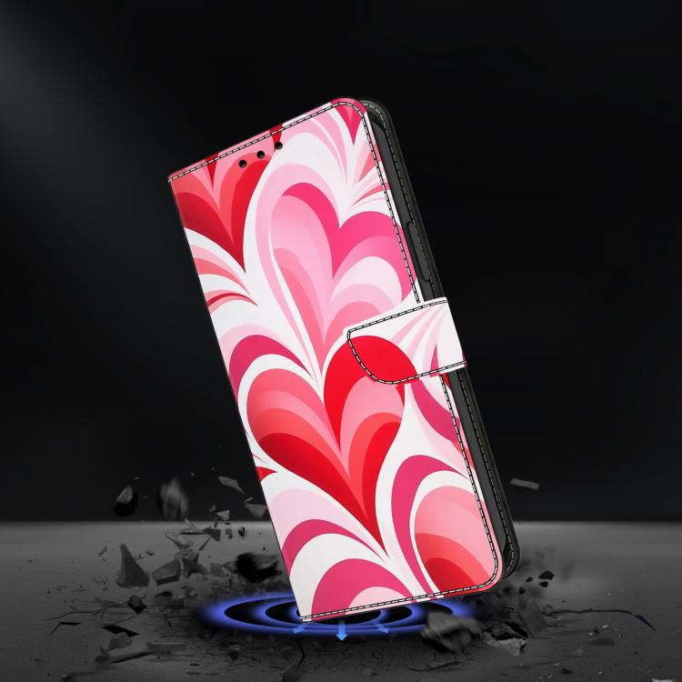 For iPhone 17e / 16e Crystal-Like Painted Vegan Leather Phone Case