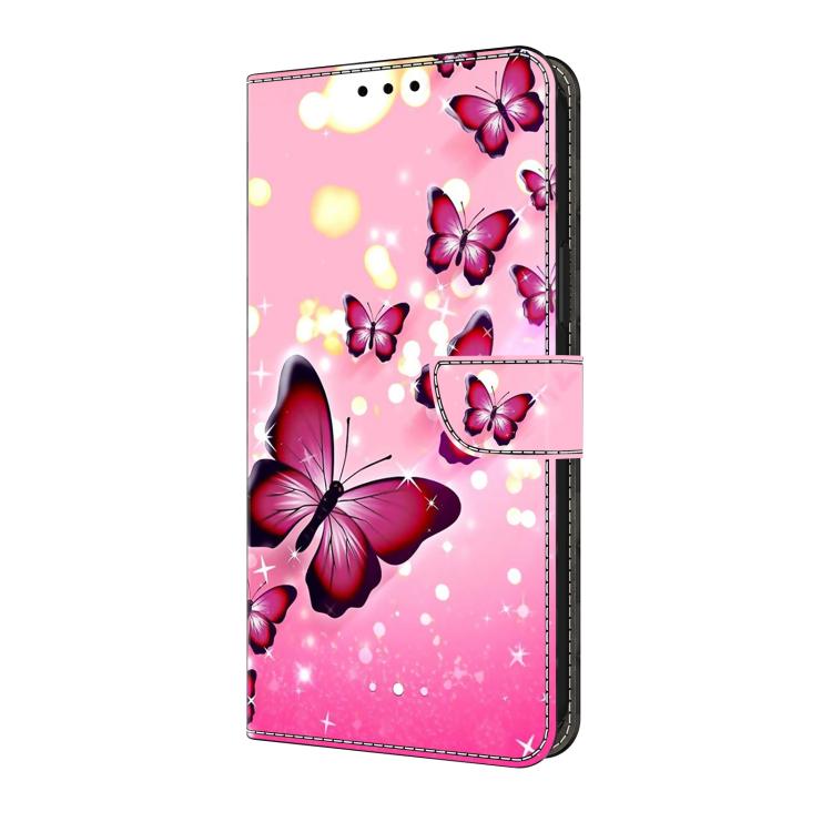 For iPhone 17e / 16e Crystal-Like Painted Vegan Leather Phone Case
