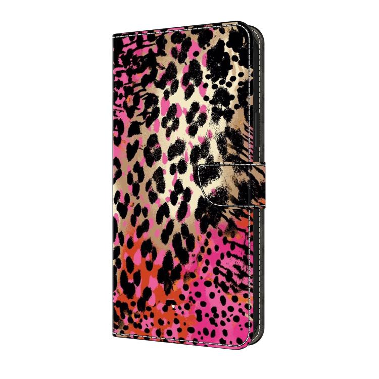 For iPhone 17e / 16e Crystal-Like Painted Vegan Leather Phone Case