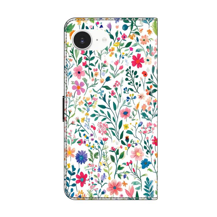 For iPhone 17e / 16e Crystal-Like Painted Vegan Leather Phone Case