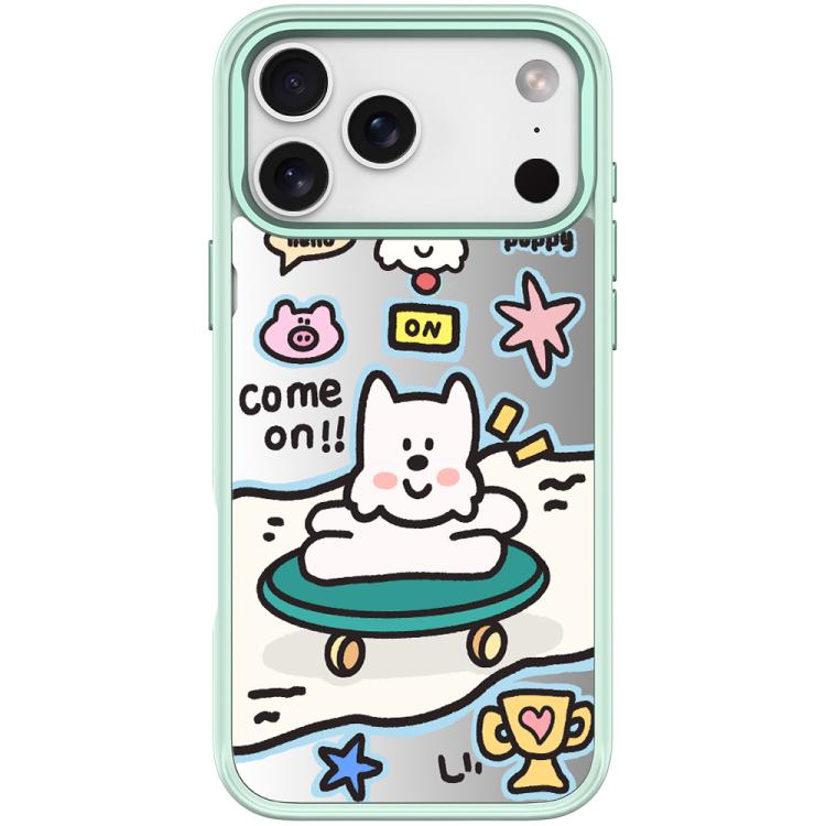 For iPhone 17 Pro Max Happy Weekend Pattern Magnetic Phone Case