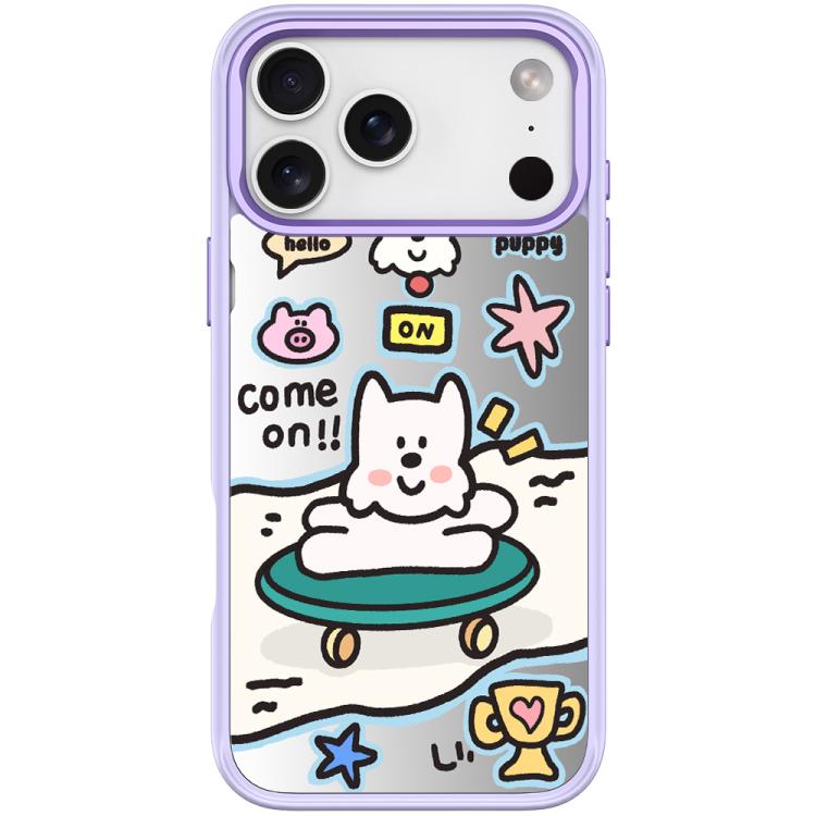For iPhone 17 Pro Max Happy Weekend Pattern Magnetic Phone Case