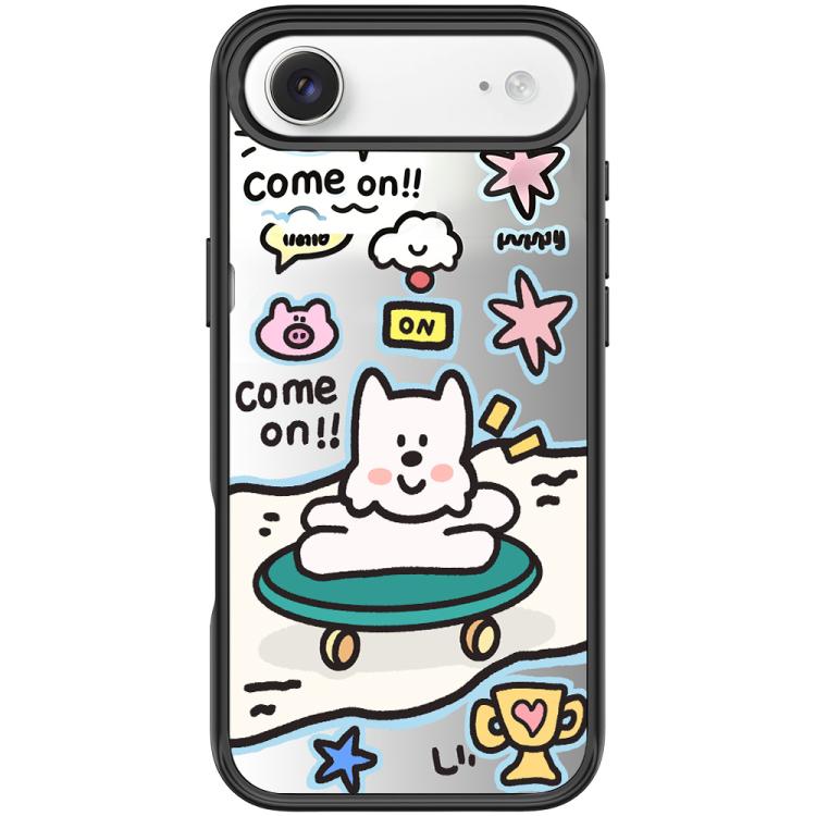 For iPhone Air Happy Weekend Pattern Magnetic Phone Case