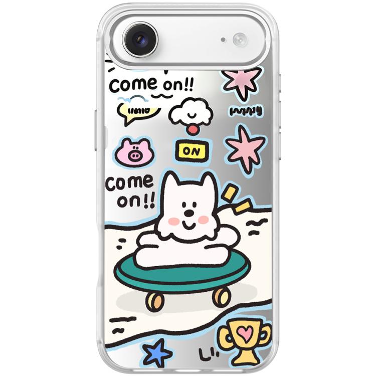 For iPhone Air Happy Weekend Pattern Magnetic Phone Case