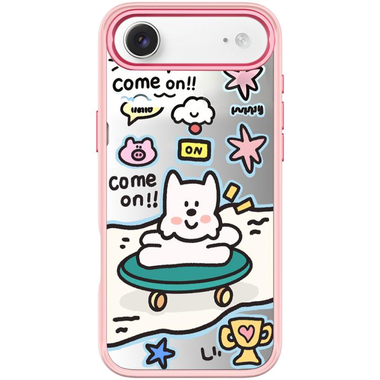 For iPhone Air Happy Weekend Pattern Magnetic Phone Case