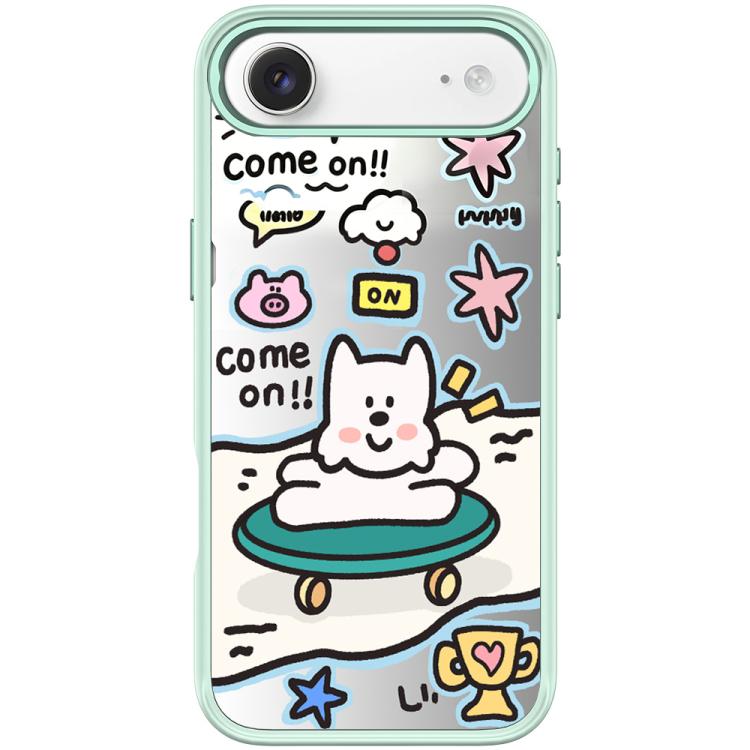 For iPhone Air Happy Weekend Pattern Magnetic Phone Case