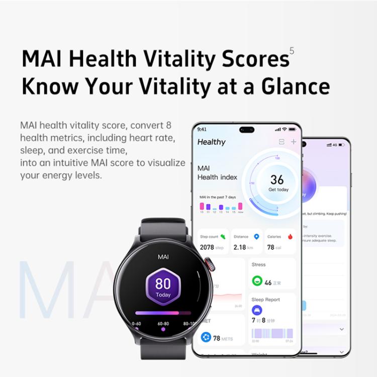 GTR2 1.46 inch Ultra-HD Screen BT Calling Smart Watch, Support Health Monitoring